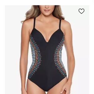 Miraclesuit Nefertiti Temptation One-Piece Swimsuit size 12/14